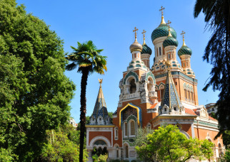 Russian Orthodox Cathedral in Nice