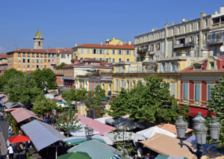Shopping at the market in Nice