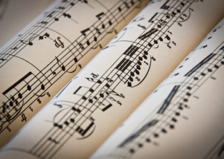 Sheet music vocabulary in French