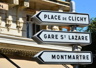 Prepositions and verbs for orienting yourself in a city