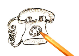 A friendly telephone conversation